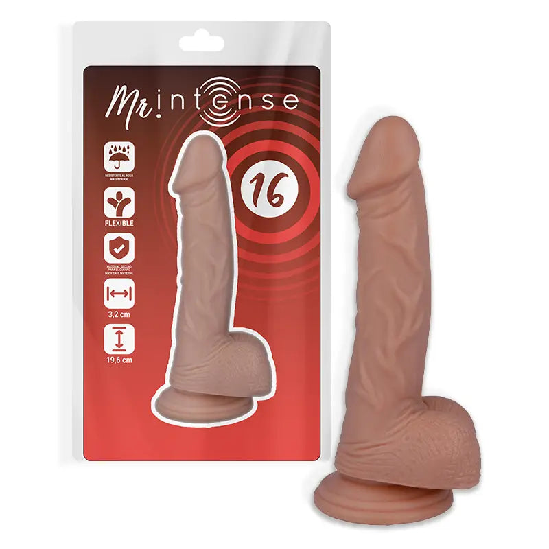 MR INTENSE - 16 PENE REALISTICO 19.6 CM -O- 3.2 CM MR. INTENSE