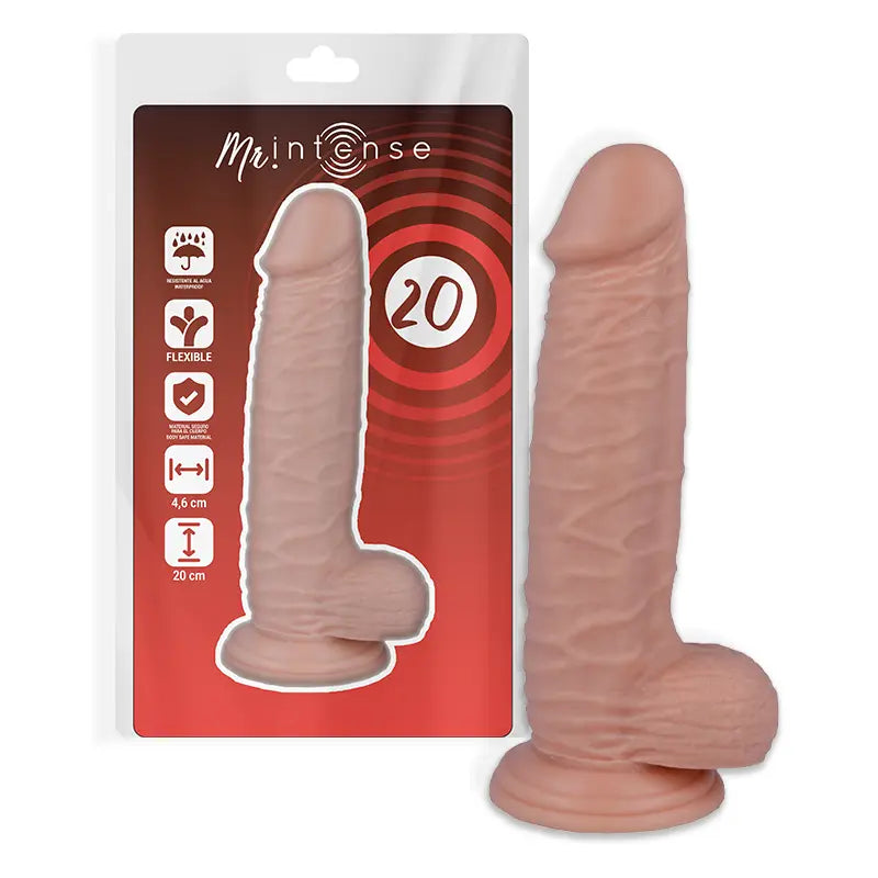 MR INTENSE - 20 PENE REALISTICO 20 CM -O- 4.6 CM MR. INTENSE