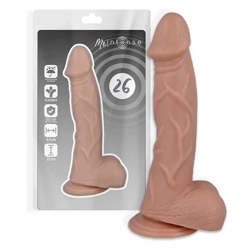 MR INTENSE - 26 PENE REALISTICO 22 CM -O- 4.4 CM MR. INTENSE