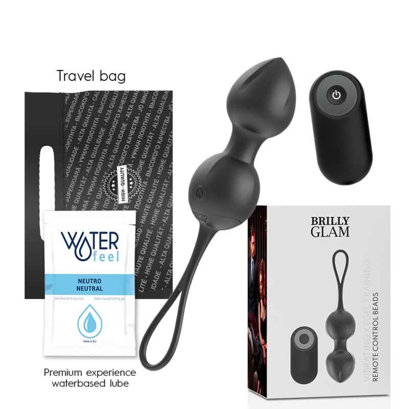 BRILLY GLAM - VIBRATING KEGEL BEADS CONTROL REMOTO BRILLY GLAM