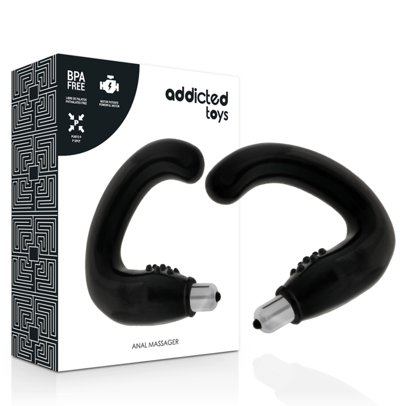ADDICTED TOYS - ANAL MASSAGER NEGRO ADDICTED TOYS