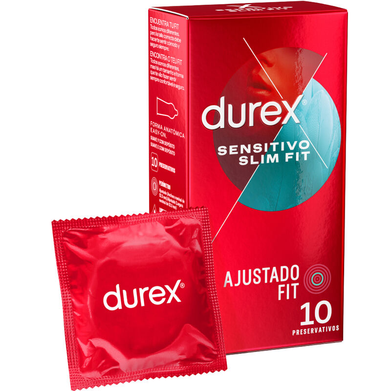 DUREX - SENSITIVO SLIM FIT 10 UNIDADES DUREX CONDOMS