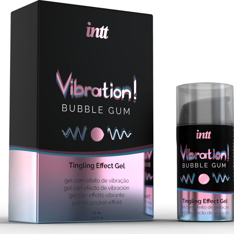 INTT - POTENTE ESTIMULANTE ÍNTIMO GEL VIBRADOR LIQUIDO CHICLE 15ML INTT UNISEX AROUSAL GEL