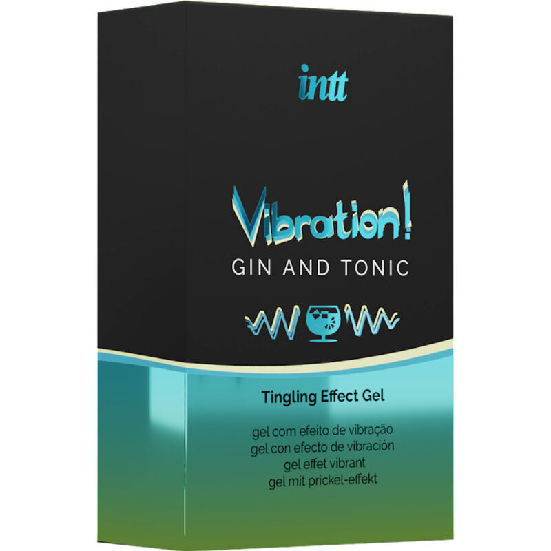 INTT - POTENTE ESTIMULANTE ÍNTIMO GEL VIBRADOR LIQUIDO GIN & TONIC 15ML INTT UNISEX AROUSAL GEL