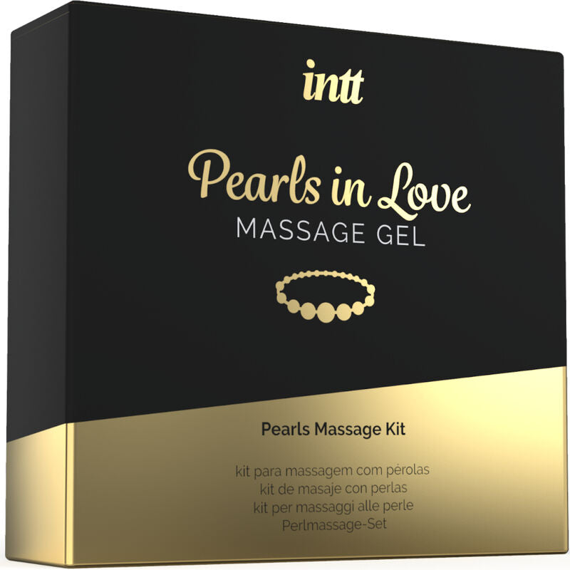 INTT MASSAGE & ORAL SEX - PEARLS IN LOVE CON COLLAR DE PERLAS Y GEL DE SILICONA INTT MASSAGE & ORAL SEX