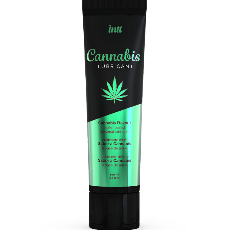 INTT LUBRICANTS - LUBRICANTE INTIMO BASE AGUA CON SABOR A CANNABIS INTT LUBRICANTS