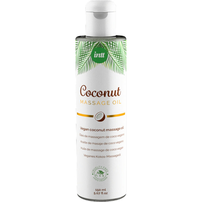 INTT - ACEITE DE MASAJE VEGANO DULCE CON SABOR A COCO RELAJANTE INTT VEGAN LINE