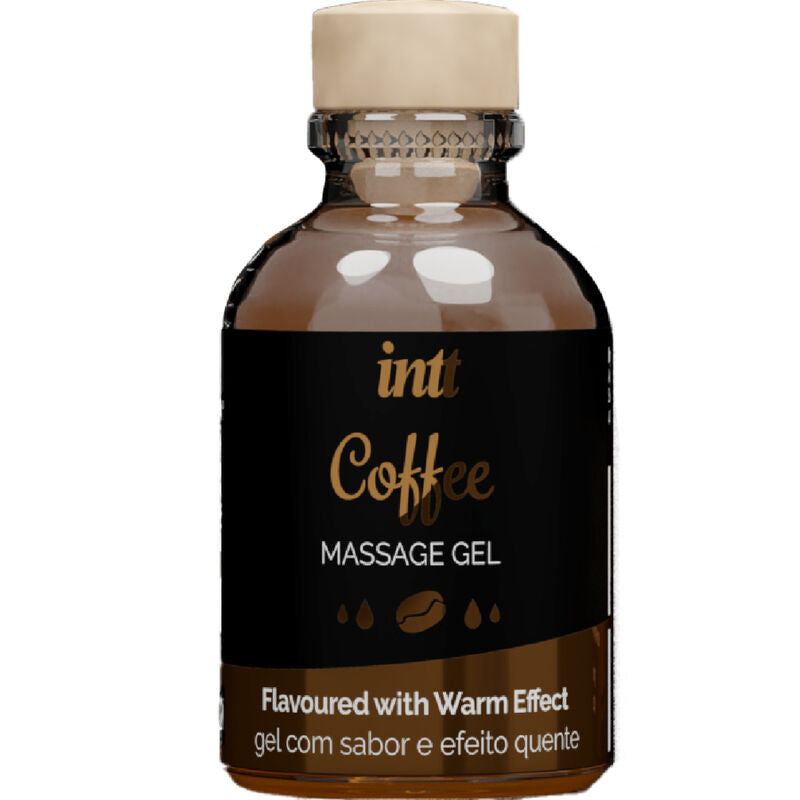 INTT MASSAGE & ORAL SEX - GEL DE MASAJE SABOR A CAFÉ EFECTO CALOR INTT MASSAGE & ORAL SEX