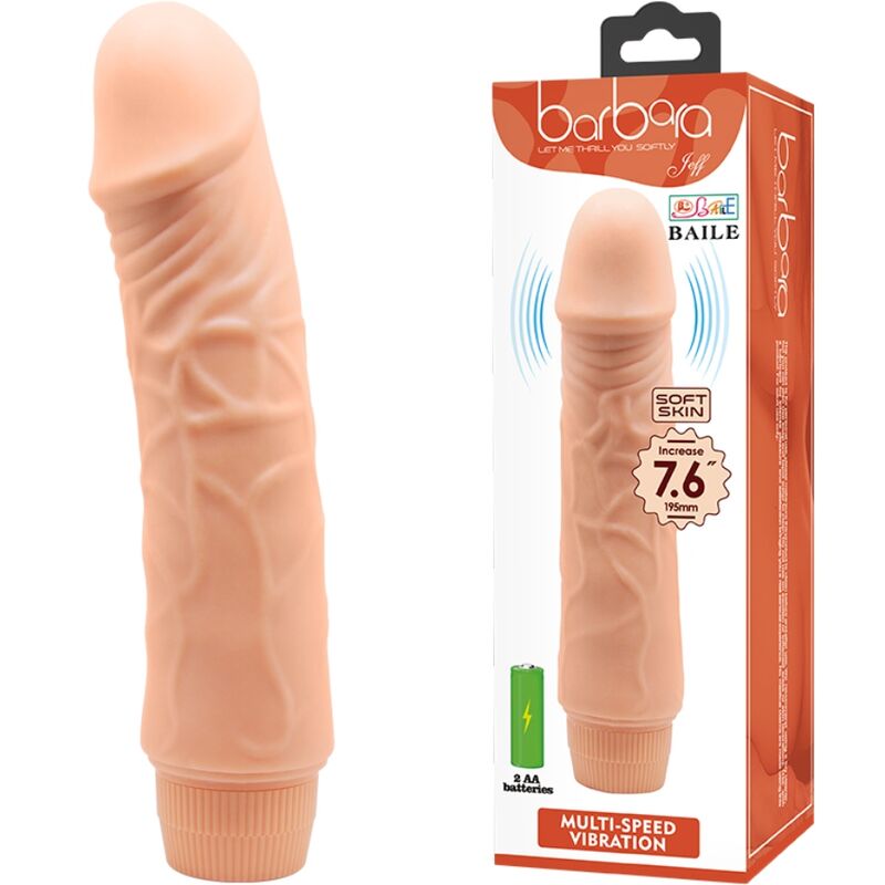 BAILE - BARBARA VIBRADOR REALÍSTICO 20 CM BAILE VIBRATORS