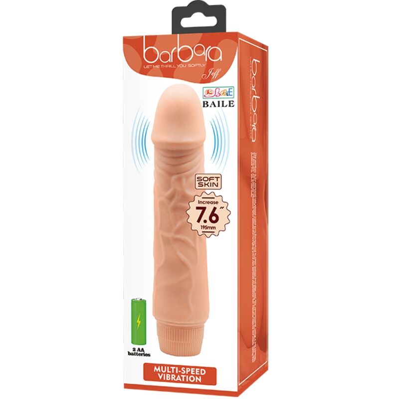 BAILE - BARBARA VIBRADOR REALÍSTICO 20 CM BAILE VIBRATORS