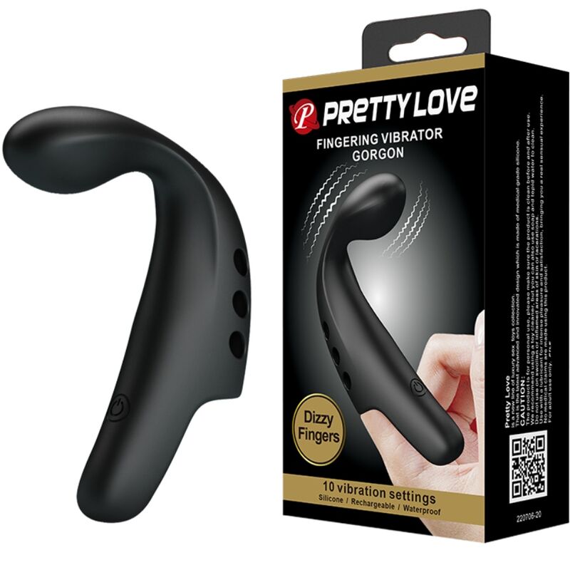 PRETTY LOVE - DEDAL VIBRADOR GORGON NEGRO PRETTY LOVE FLIRTATION
