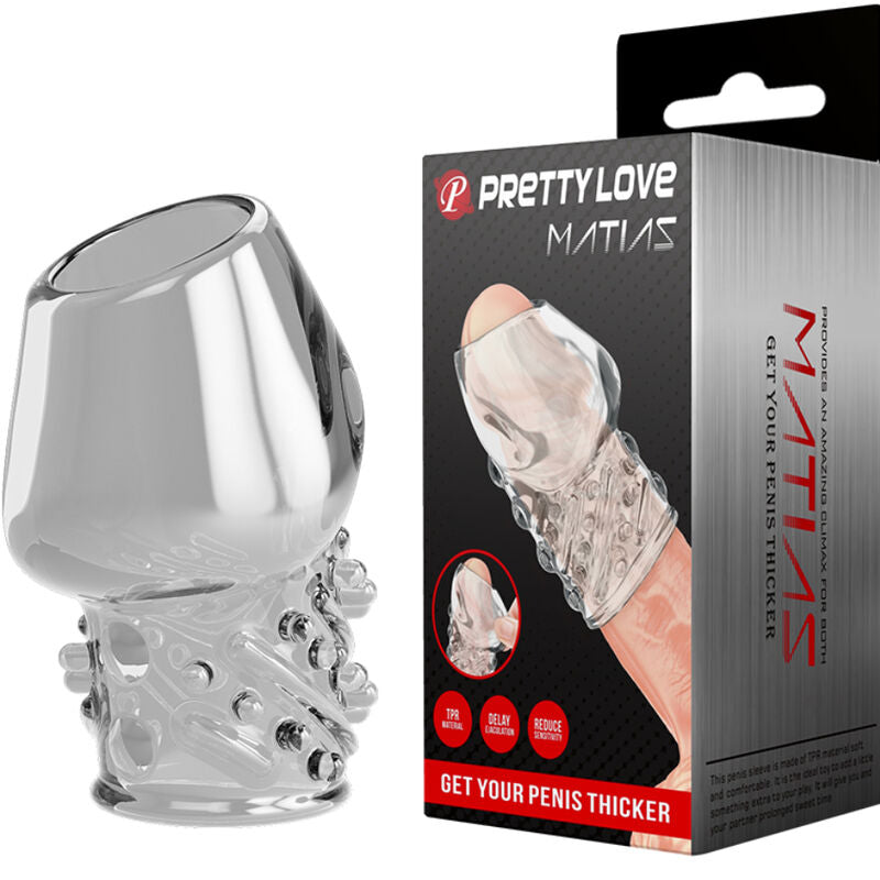 PRETTY LOVE - MATIAS ENGROSADOR PENE TRANSPARENTE PRETTY LOVE MALE