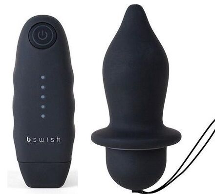 B SWISH - BFILLED CLASSIC VIBRATING PLUG BLACK B SWISH
