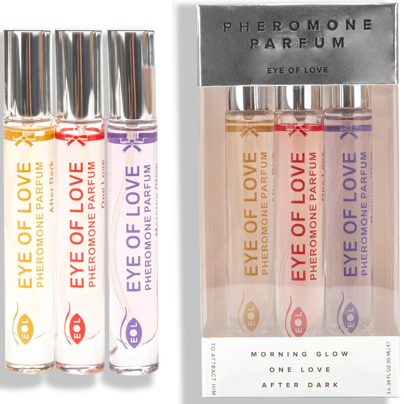 EYE OF LOVE - EOL PHR PERFUME 10 ML SET/3 - MORNING GLOW, ONE LOVE, AFTER DARK EYE OF LOVE