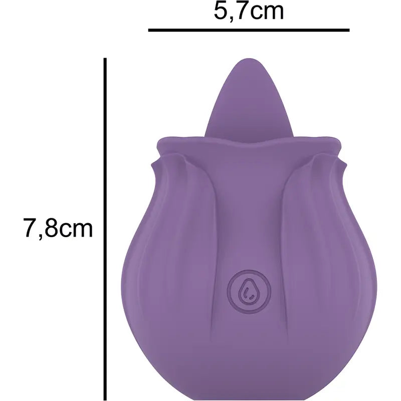 INTENSE - VIOLET ESTIMULADOR LENGUA BASE MAGNÉTICA INTENSE FUN