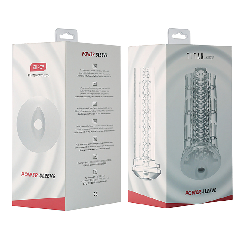 KIIROO - TITAN FUNDA MASTURBADOR POWER + RENDIMIENTO KIIROO