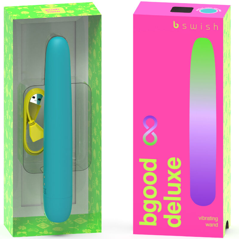 B SWISH - BGOOD INFINITE DELUXE VIBRADOR RECARGABLE SILICONA AZUL B SWISH