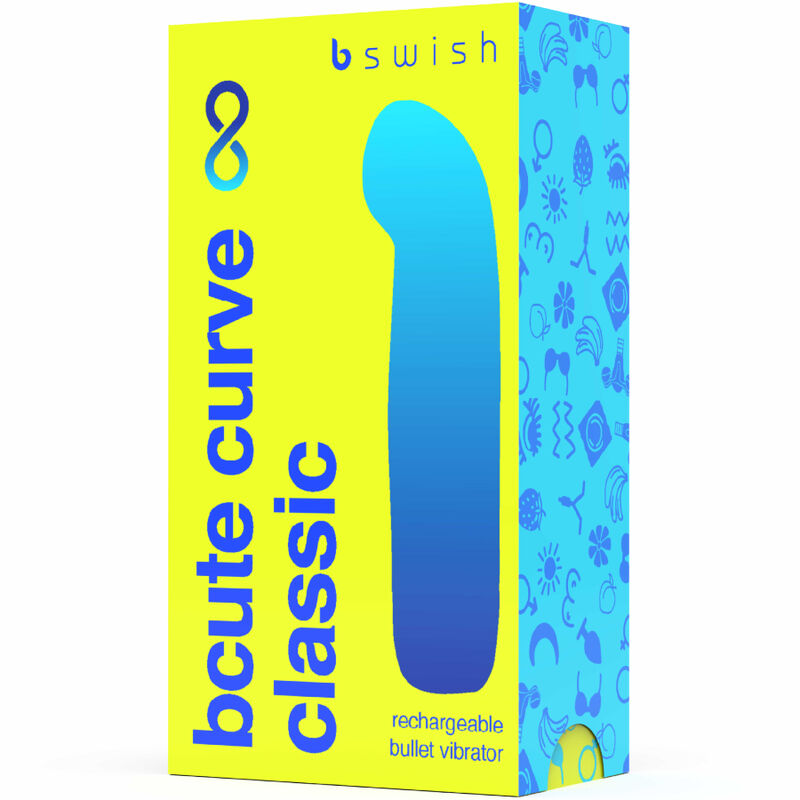B SWISH - BCUTE CURVE INFINITE CLASSIC VIBRADOR RECARGABLE SILICONA AMARILLO B SWISH