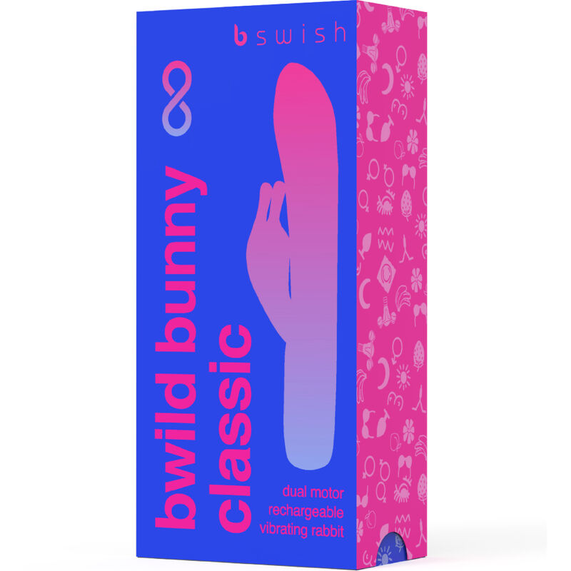 B SWISH - BWILD BUNNY INFINITE CLASSIC VIBRADOR RECARGABLE SILICONA AZUL B SWISH