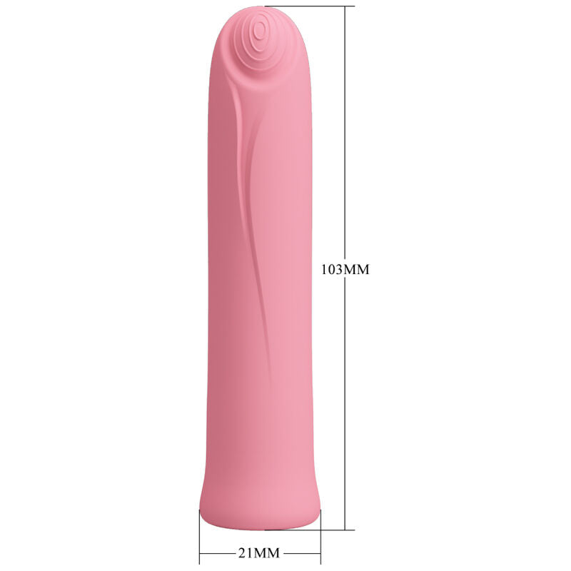 PRETTY LOVE - CURTIS MINI VIBRADOR SUPER POWER 12 VIBRACIONES SILICONA ROSA PRETTY LOVE FLIRTATION