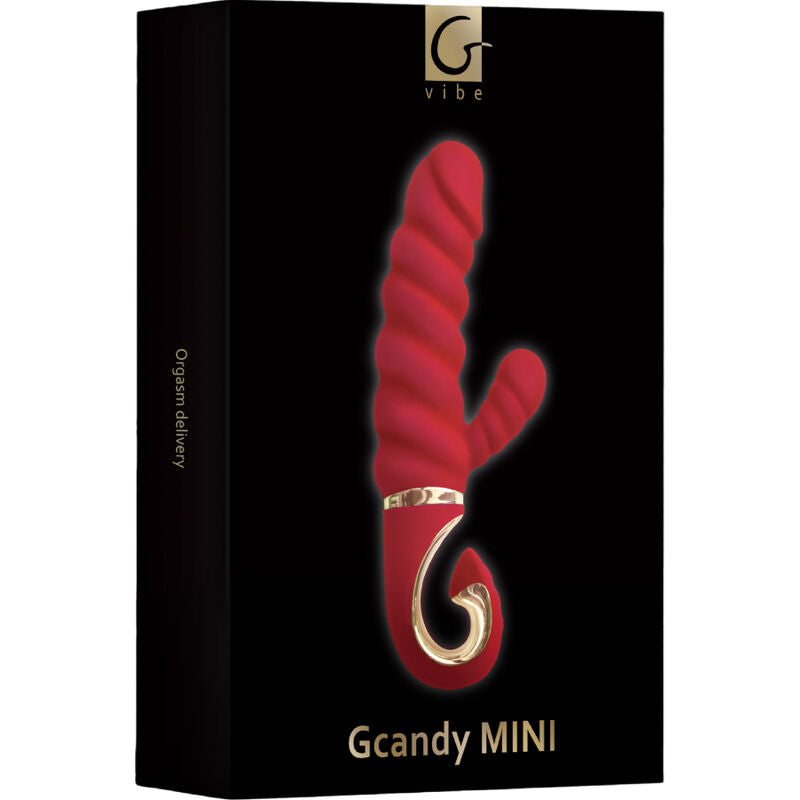 G-VIBE - GCANDY MINI VIBRADOR SILICIONA ROJO G-VIBE