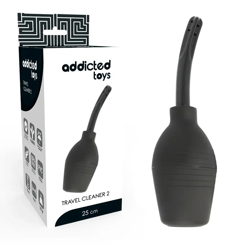 ADDICTED TOYS - SQUEEZE PERA LIMPIEZA ANAL NEGRO ADDICTED TOYS