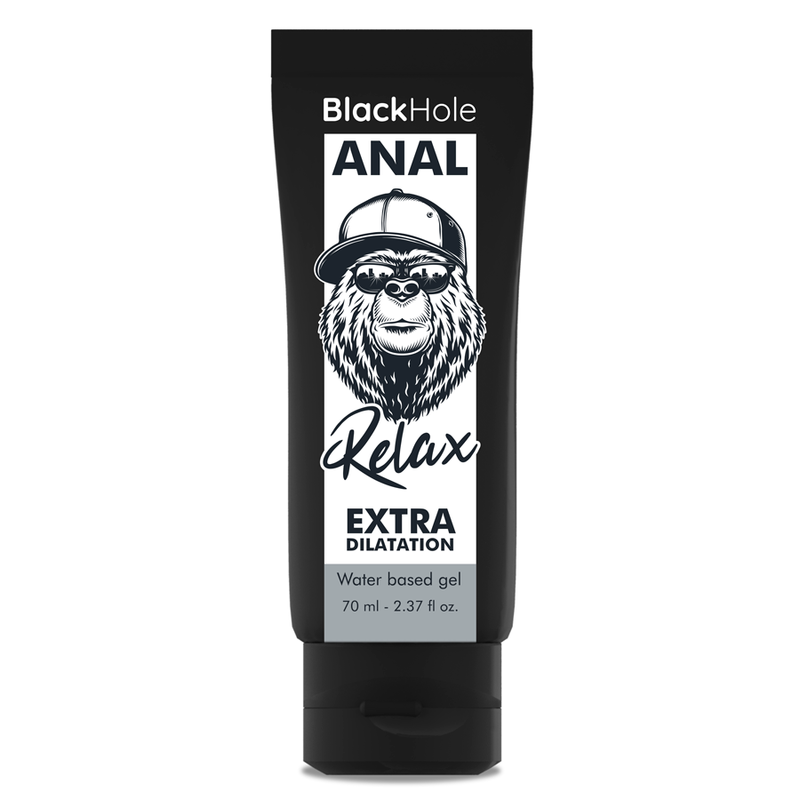BLACK HOLE - GEL BASE AGUA DILATACION ANAL 70 ML BLACK HOLE