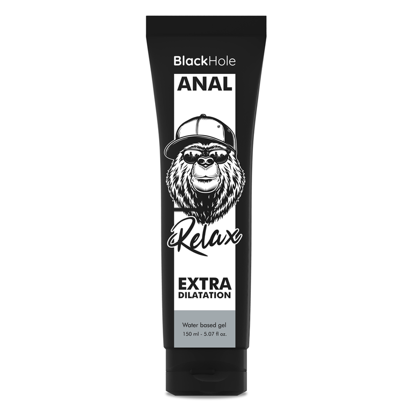 BLACK HOLE - GEL BASE AGUA DILATACION ANAL 150 ML BLACK HOLE