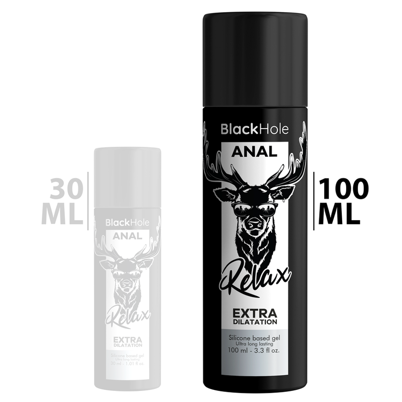 BLACK HOLE - BASE SILICONA CONCENTRADA DILATACION ANAL 100 ML BLACK HOLE
