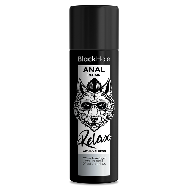 BLACK HOLE - ANAL REPAIR BASE AGUA RELAX CON HYALURON 100 ML BLACK HOLE