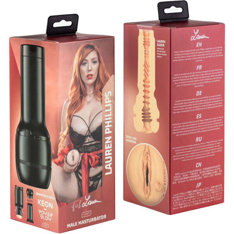 KIIROO - FEEL LAUREN PHILLIPS STARS COLLECTION STROKERS POWERBLOW COMPATIBLE KIIROO