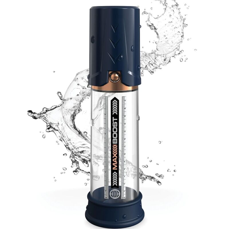 PUMP WORX - BOMBA DE ERECCION MAX BOOST AZUL PUMP WORX