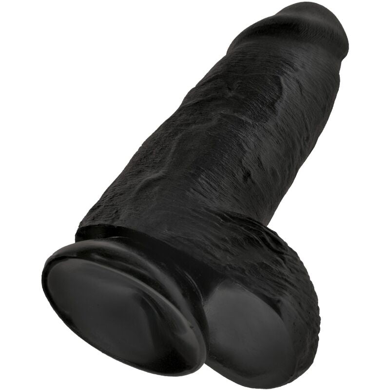 KING COCK - PENE REALISTICO CHUBBY 23 CM NEGRO KING COCK