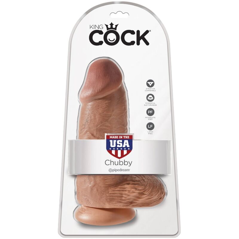 KING COCK - PENE REALISTICO CHUBBY 23 CM CARAMELO KING COCK