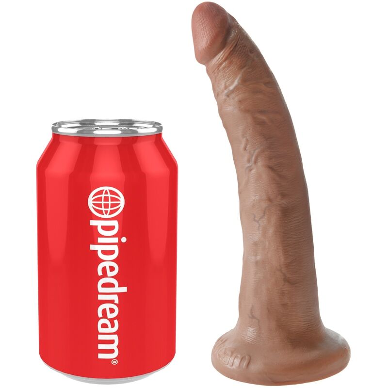 KING COCK - PENE REALISTICO 17.5 CM CARAMELO KING COCK