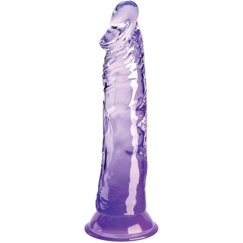 KING COCK - CLEAR PENE REALISTICO 19.7 CM MORADO KING COCK