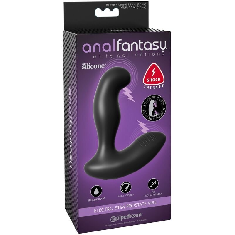 ANAL FANTASY ELITE COLLECTION - MASAJEADOR PROSTÁTICO VIBRADOR ELECTRO STIM ANAL FANTASY ELITE COLLECTION