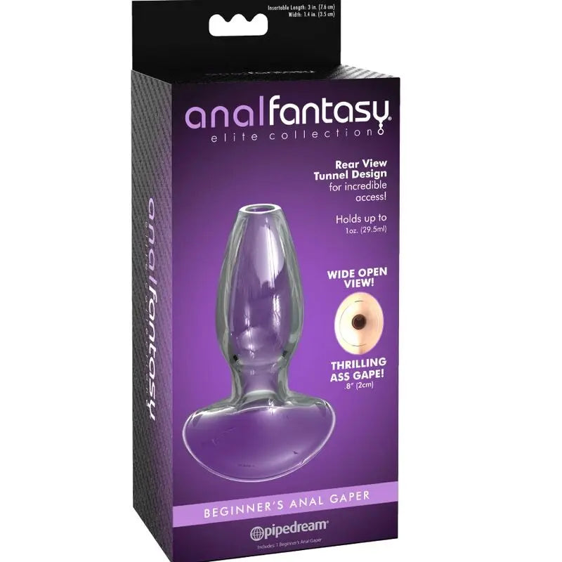 ANAL FANTASY ELITE COLLECTION - DILATADOR ANAL GAPER PARA PRINCIPIANTES CRISTAL TALLA S ANAL FANTASY ELITE COLLECTION