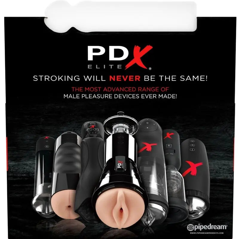 PDX ELITE - SET MASTURBADOR STROKER 12 UNIDADES: 6X VAGINA, 3X ANO, 3X BOCA PDX ELITE
