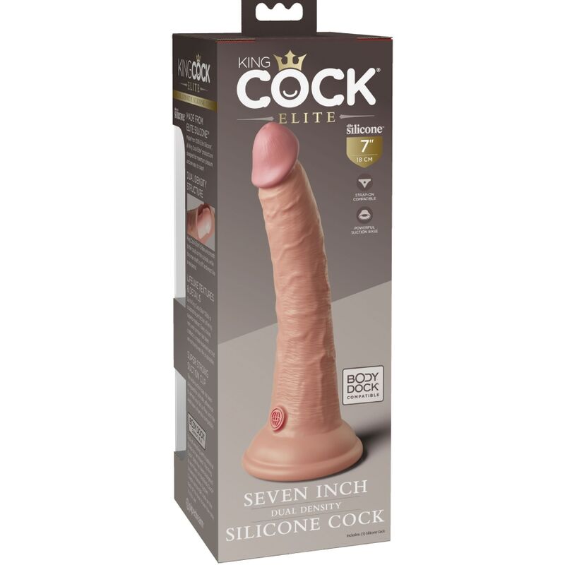 KING COCK - ELITE DILDO REALISTICO SILICONA 17.8 CM KING COCK