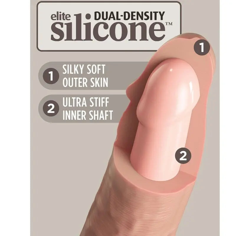 KING COCK - ELITE DILDO REALISTICO SILICONA 25.4 CM KING COCK