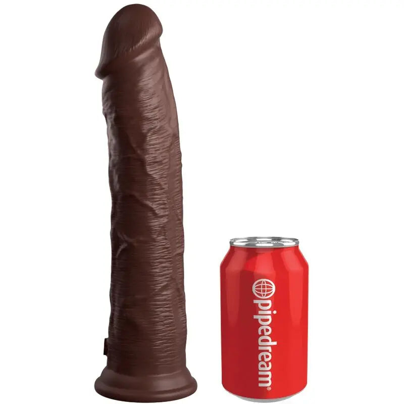 KING COCK - ELITE DILDO REALISTICO SILICONA 28 CM MARRON KING COCK