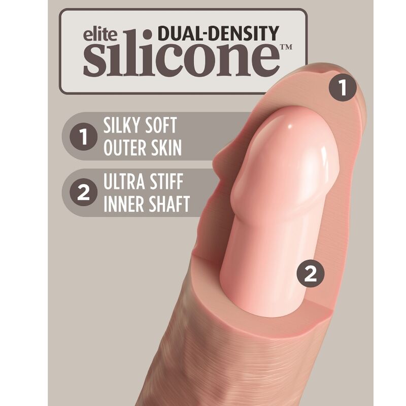 KING COCK - ÉLITE ARNÉS AJUSTABLE PARA PRINCIPIANTES CON DILDO 15.2 CM KING COCK