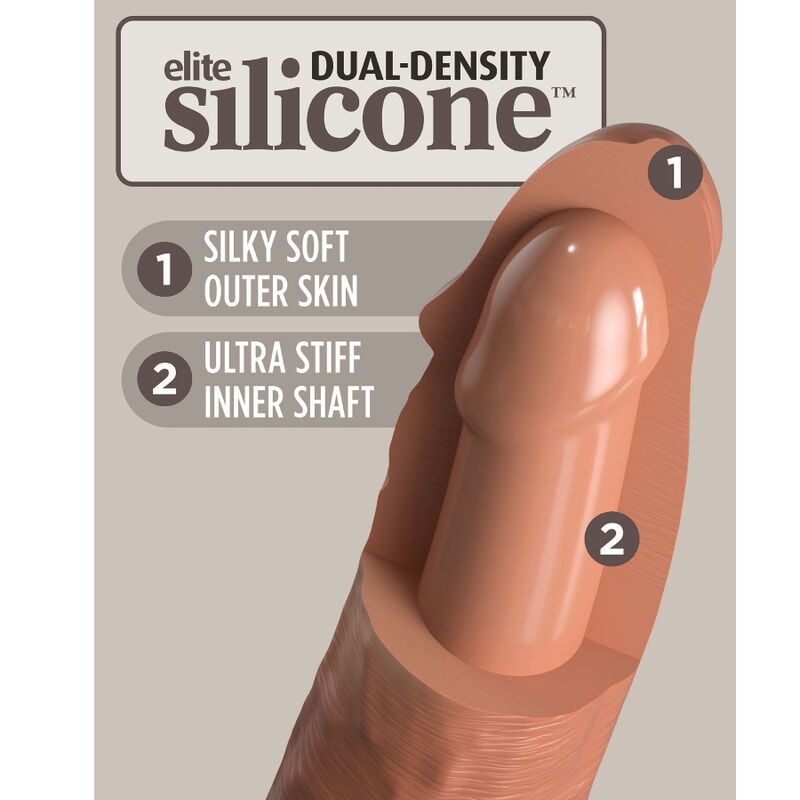 KING COCK - ÉLITE ARNÉS AJUSTABLE CONFORTABLE CON DILDO 17.8 CM KING COCK