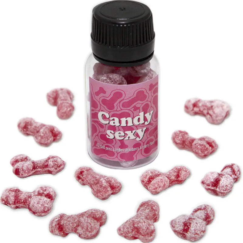 DIABLO PICANTE - CANDY SEXY BOTE 12 GOMINOLAS SABOR FRESA-CEREZA DIABLO PICANTE