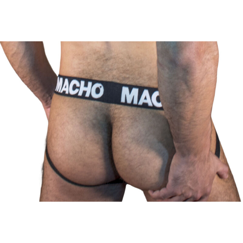 MACHO - MX25NN JOCK NEGRO S MACHO UNDERWEAR
