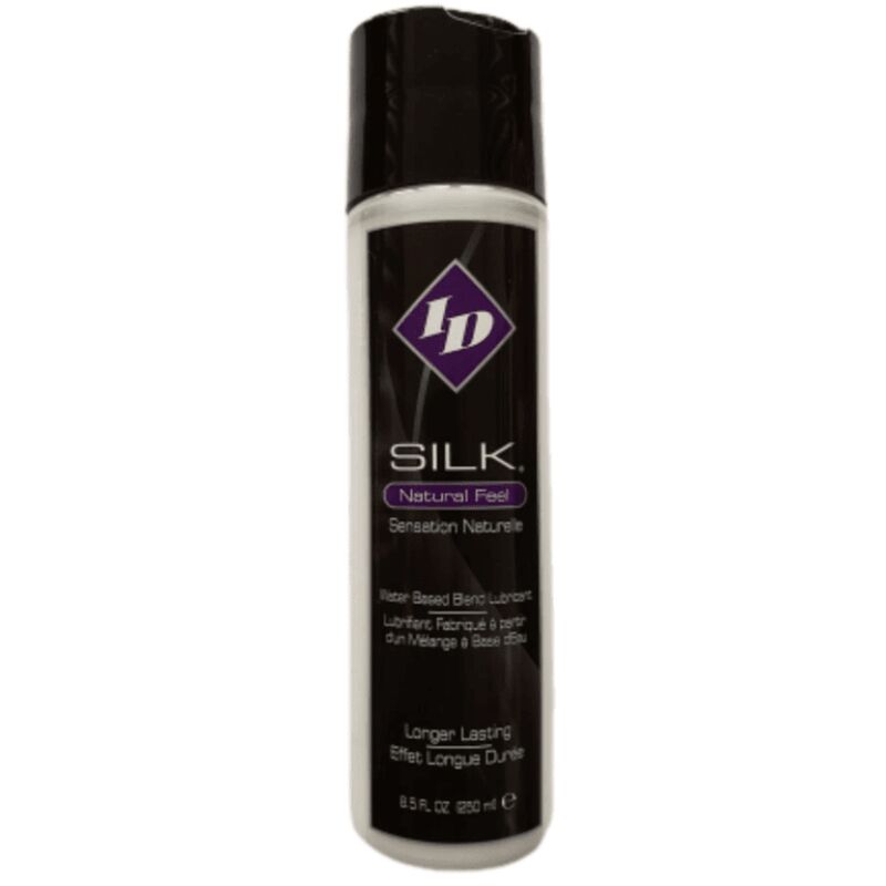 ID SILK - LUBRICANTE BASE AGUA Y SILICONA NATURAL FEEL 250 ML ID SILK