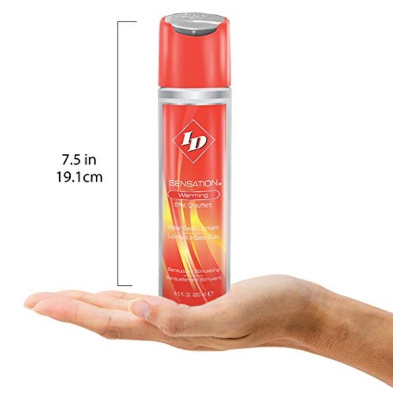 ID SENSATION - LUBRICANTE BASE AGUA EFECTO CALOR 250 ML ID SENSATION