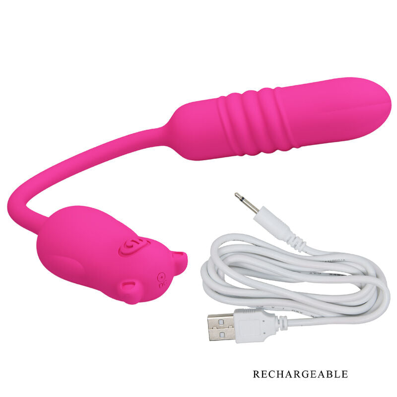 PRETTY LOVE - NOBIKUMA BALA VIBRADORA DE SILICONA ROSA PRETTY LOVE FLIRTATION
