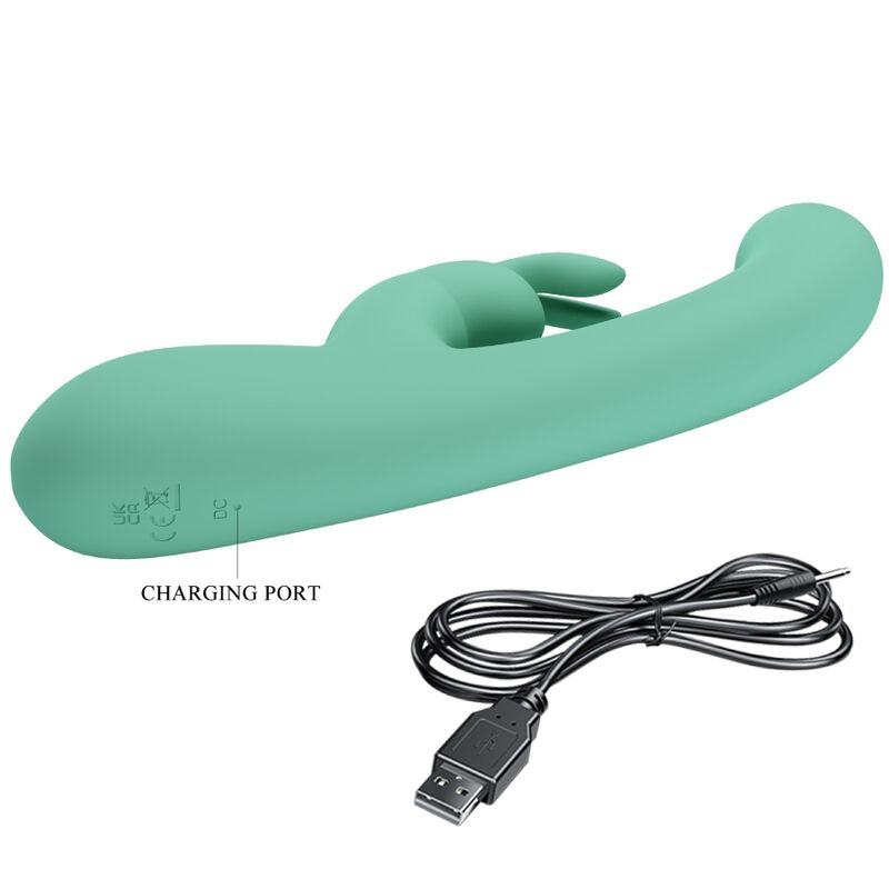 PRETTY LOVE - LAMAR VIBRADOR RABBIT & PUNTO G VERDE PRETTY LOVE LED